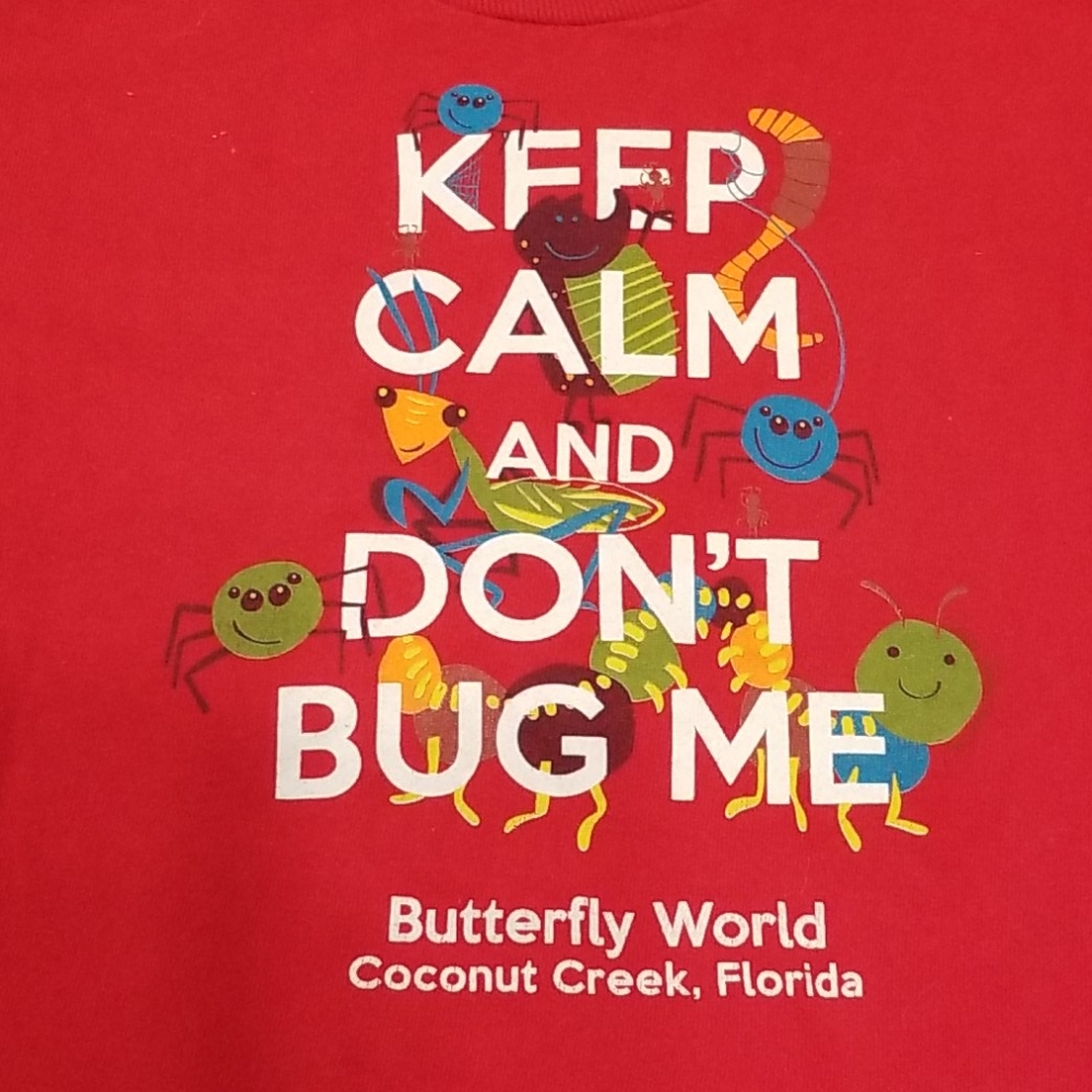 Butterfly World - Red Short Sleeve Tee